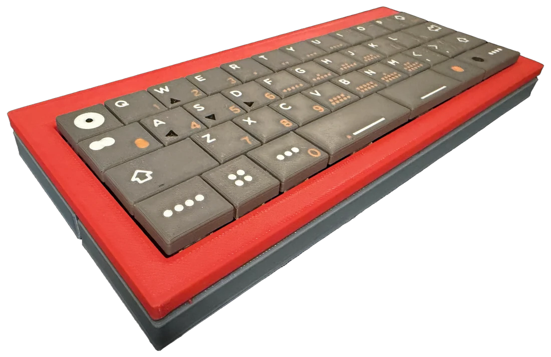 3D-Printed Mechanical Keyboard